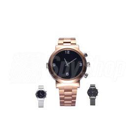 Hidden camera watch WW144 with full HD resolution and a built-in memory for discreet audio video recording