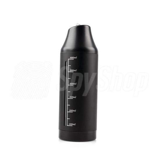 Tiny spy camera WiFi DV-20B hidden in a bottle with a WiFi module and IR illuminator