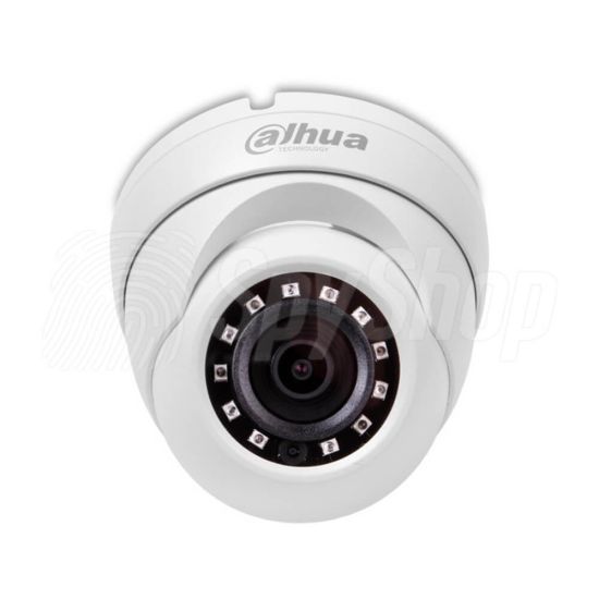 Analog CCTV camera DAHUA HAC-HDW1220MP-0280B for indoor and outdoor monitoring with IR illuminator