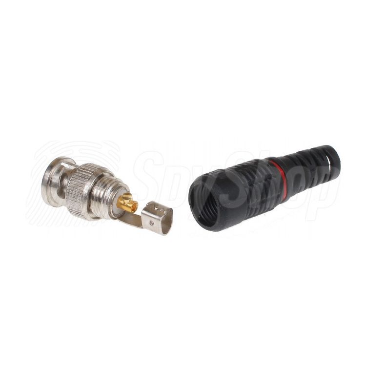 Cable connector BNC OHM for close-circuit monitoring systems