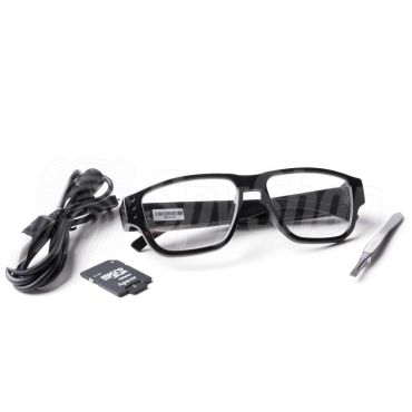 Hidden camera glasses Lawmate PV-EG20CL with wide angle of view and MicroSD card support 