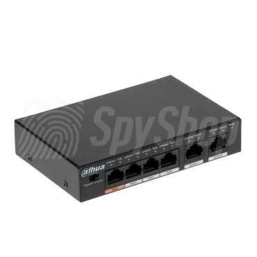 Poe Switch DAHUA PFS3006-4ET-60 - Power supply for CCTV cameras