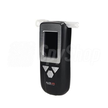Electrochemical breathalyzer ALCOLIFE F5 PRO with a printer for evidence collection in companies 