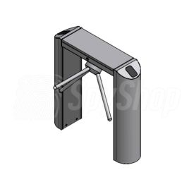 Turnstile gate SecureSCAN XL-Pass for controlling pedestrians made of stainless steel