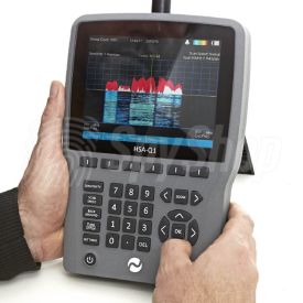 Hand held spectrum analyzer HSA-Q1 for detection of mobile phones, wiretaps and video cameras (1 MHz - 13.44 GHz bandwidth)