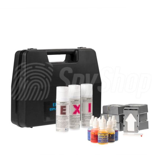 Mistral Expray - Explosive Detection and Identification Field Test Kits with a use of aerosol 