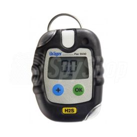 Gas detector Drager H2S – pocket size device for detection of hydrogen sulphide leakage