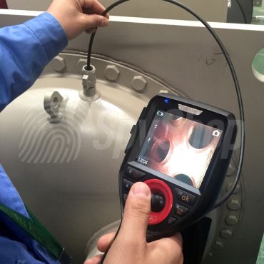 Borescope camera Coantec C40 with a probe resistant to liquids, greases and oils
