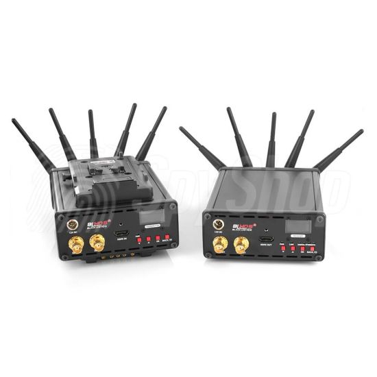 Wireless HDMI transmitter Camsat Black Link HD5 for Full HD image transmission with 120 m range and 5 GHz bandwidth       