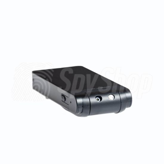 Pocket camera A30 for discreet audio-video recording with rotating lens providing Full HD quality 