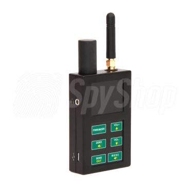 Bug detector scanner ST-111 – detection of broadband transmissions like GSM networks, wiretaps, Wifi, Bluetooth 