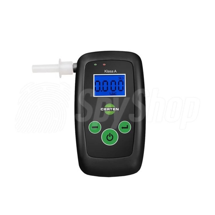 Personal breathalyser with pressure sensor in two colors - Certen Personal