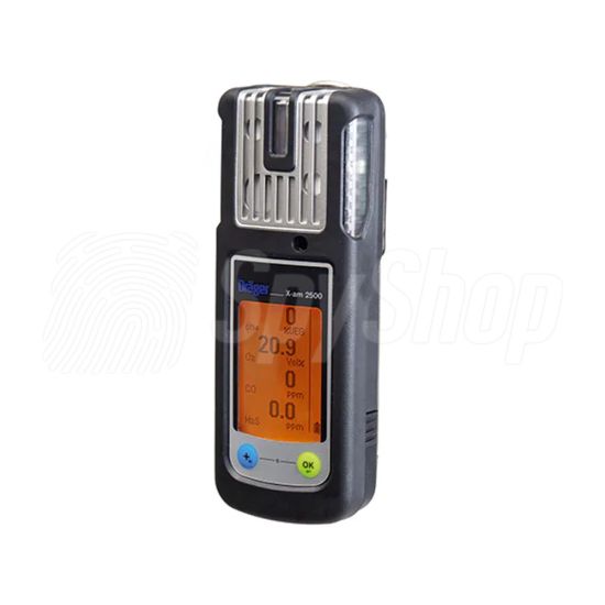 4 Gas monitor Drager X-AM 2500 EX for detection of O2, CO LC, H2S LC as well as methane and nonane