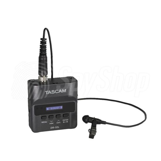 Lavalier Tascam DR-10L high quality digital audio recorder