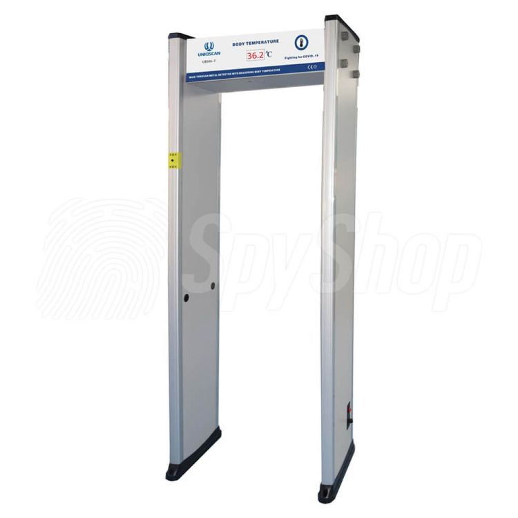 Gate metal detector UB500-T with temperature measurement function Gate metal detector UB500-T with temperature measurement function