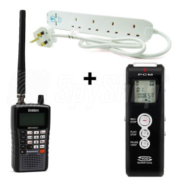 Call recording system WSR-3 with a bug hidden in a surge protector