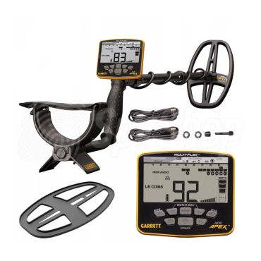 Garrett Ace Apex – professional metal detector with waterproof coil and Multi-Frequency Technology