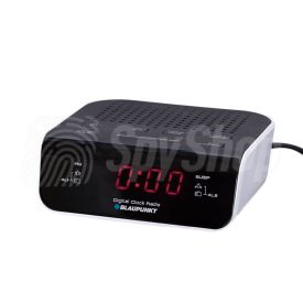 Audio surveillance bug discreetly concealed in an alarm clock with Quartz stabilization