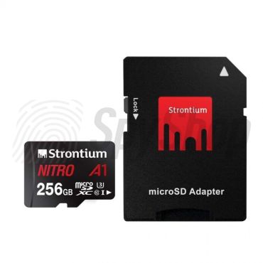 Memory card Strontium microSDHC 256GB Nitro A1 - fast transfer, high capacity