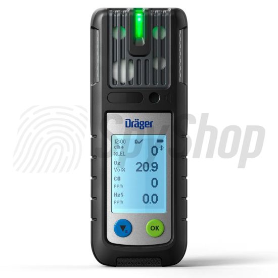 Multi-gas detector - Dräger X-am 2800 - measures up to 4 types of gas, CatEx sensor, shock resistant