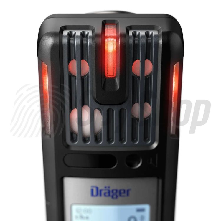 Multi-gas detector - Dräger X-am 2800 - measures up to 4 types of gas, CatEx sensor, shock resistant