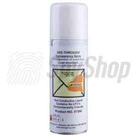 Envelopes reading spray – Mistral See Through Regular – works with 2 types of paper, no traces left