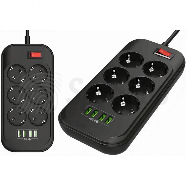 Discreet voice recorder DYK-L3 Wi-Fi hidden in a power strip for the office surveillance