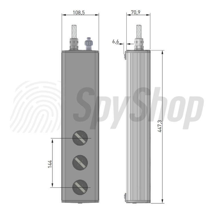 Safety strip IT HEINEN Elektronik NOSPY BOX PRO - DCO filter, 4 variants available