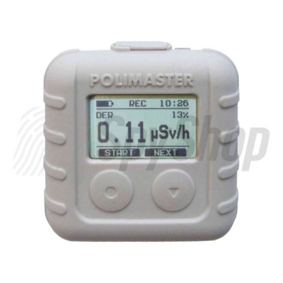 Personal X-ray dosimeter PM1610 - equipped with audiovisual alarm system