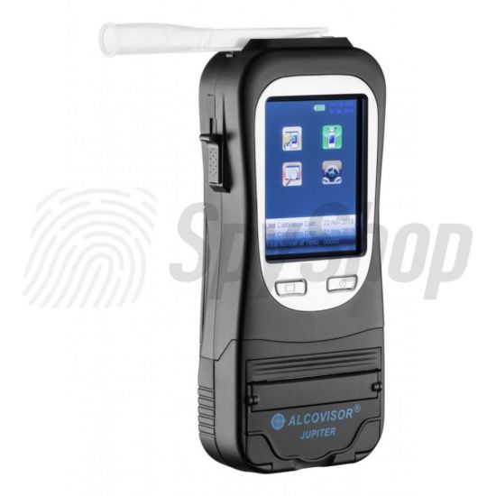 Breathalyser Alcovisor Jupiter - in-built thermal printer, automatic recording of results