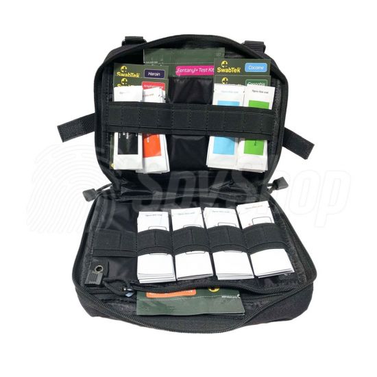 Drug test kit SwabTek GoBag Narcotics 60pcs in carrying bag