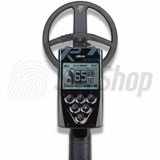 Metal detector XP Detectors Deus RC - 9" (22 cm) / 11" (28 cm) probe, 10 operating modes, 35 frequencies