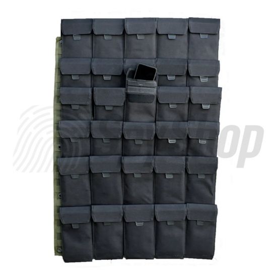 Modular mobile device storage covers | OffGrid Faraday Bag Stack Array - 30 places, multi-tiered system