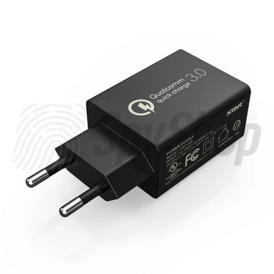 Mains adapter Xtar QC 3.0 - automatic device recognition, Quick Charge 3.0