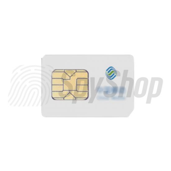Voice recorder in SIM card - 150 minutes of recordings, recording when sound is detected