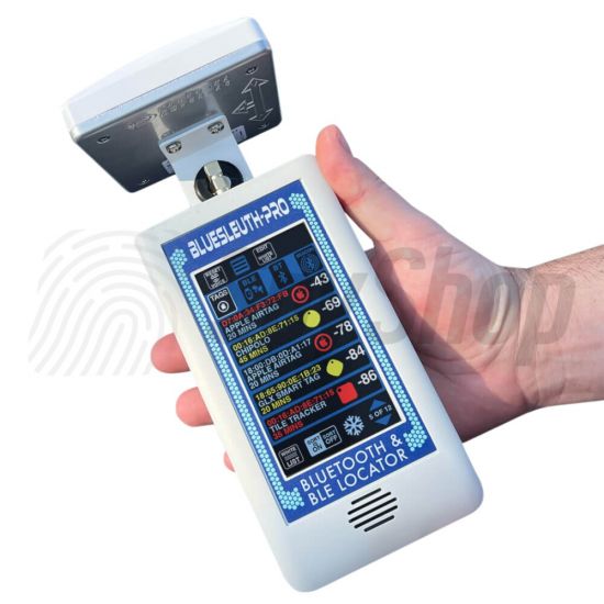 Bluetooth device locator - BVS BlueSleuth-Pro - 2.4 GHz BT and BLE signals