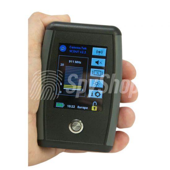 Handheld portable mobile phone detector - Comms-Tek Scout