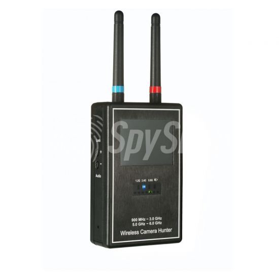 Mini wireless camera hunter Suresafe VS-124 – WiFi & IP camera detector, 900 MHz to 5.8 GHz