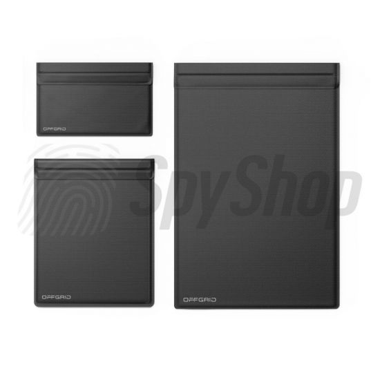 Protection bags OffGrid Faraday Bag - three variants, Faraday fabric, magnetic seal