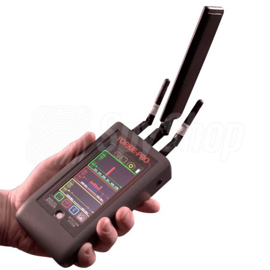 Wireless signal detector - BVS Yorkie-Pro - omnidirectional and directional antennas, wide detection range