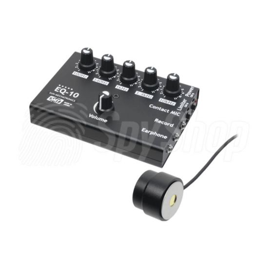 Wall microphone system - EQ-10 - equalizer function, up to 75h operation