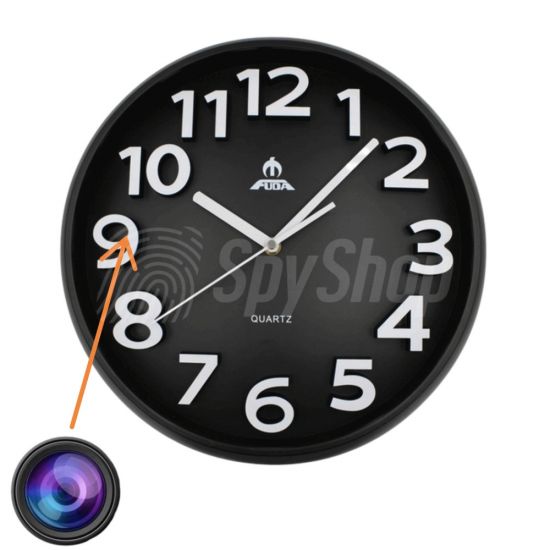 Camera in a wall clock DVR-259 – discreet with Wi-Fi, live view in app