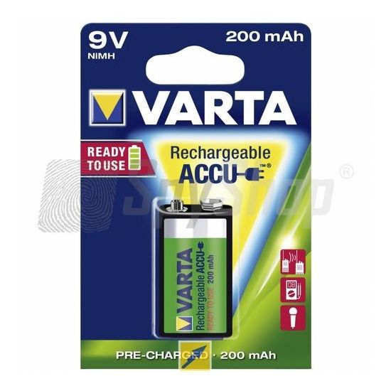 Varta Ready2Use - 9V/6F22 200 mAh battery