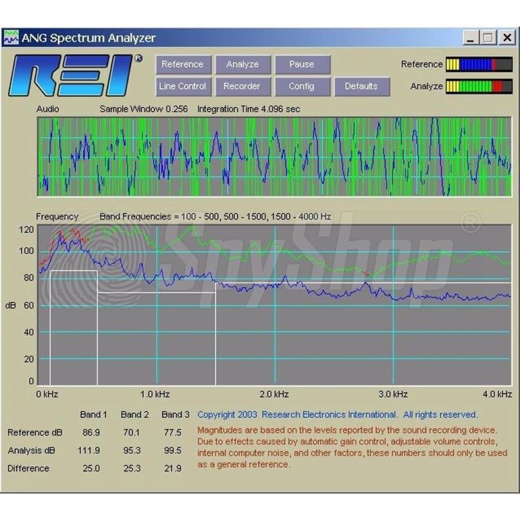 ASA-2000 Acoustic Spectrum Analysis software