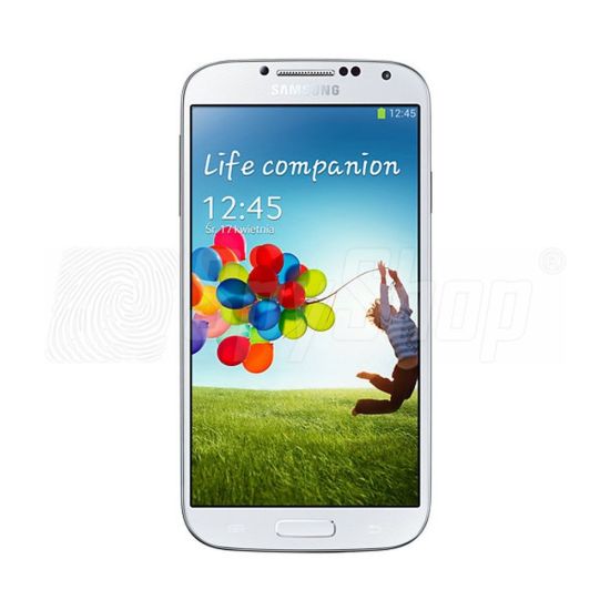 Samsung Galaxy S4 with SpyPhone Rec Pro surveillance software