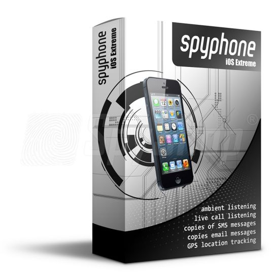 iPhone tracker - SpyPhone iOS Extreme for locating and monitoring of your iPhone with a 1 year licence