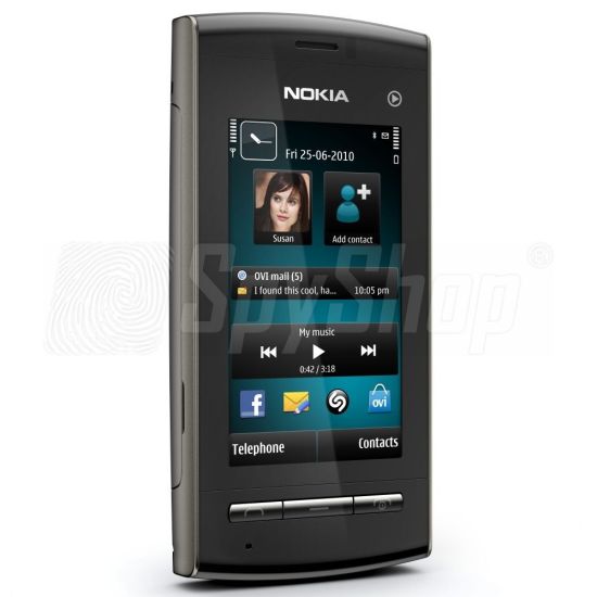Nokia 5250 surveillance phone with GPS tracking for employers