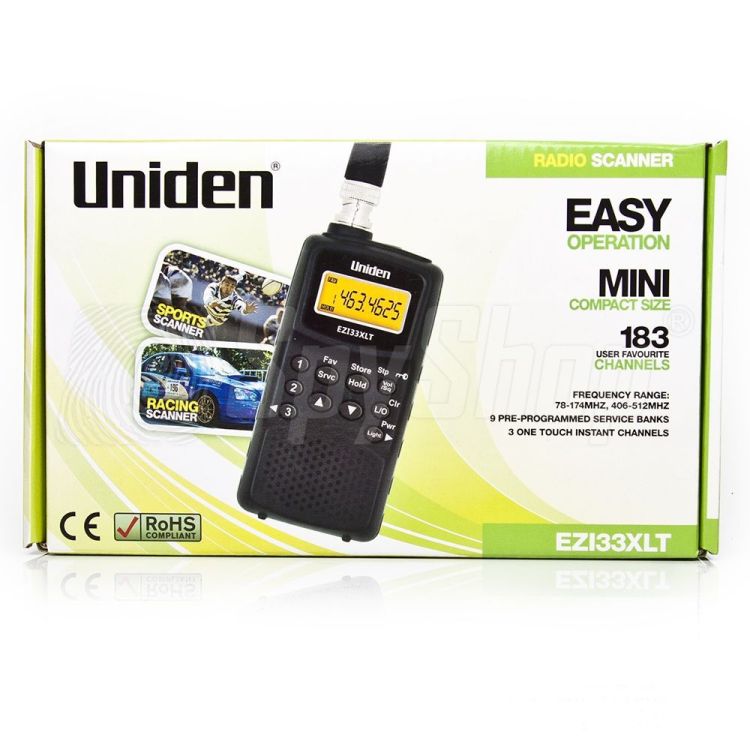Uniden EZI33XLT Digital radio scanner for different applications