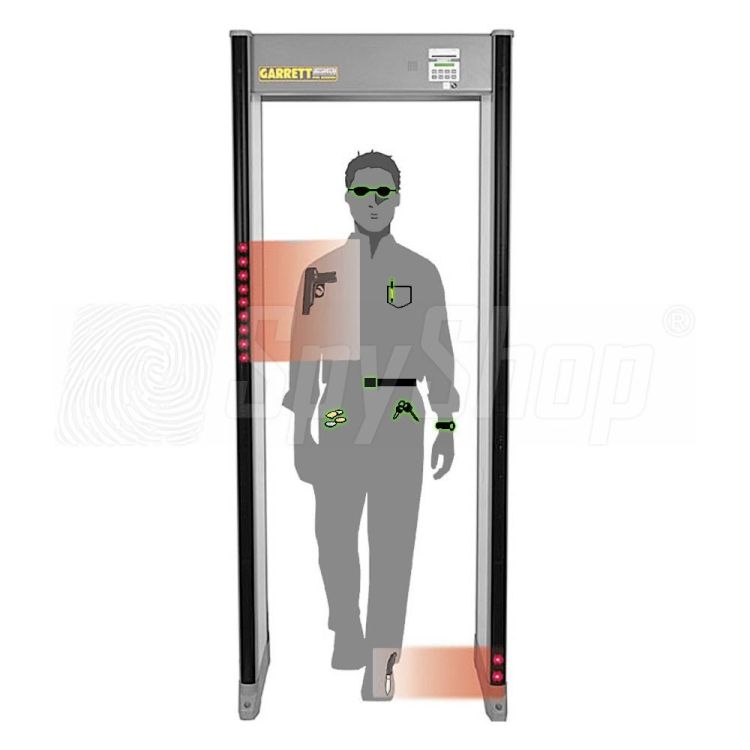Professional walk through metal detector - Garrett PD 6500i
