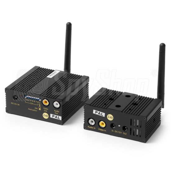 Wireless system for encrypted video transmission - W8CHS-2.4ED